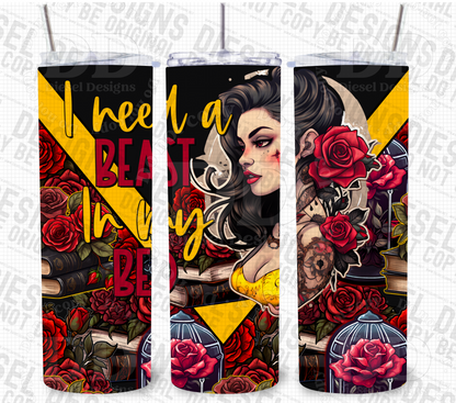 I need a beast | 300 DPI | PNG | Seamless | Tumbler Wraps