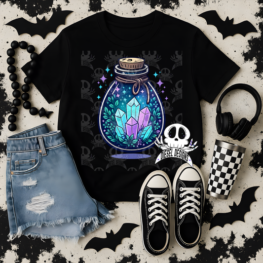 Jar Of Crystals PNG  | 300 DPI | Transparent PNG | Digital File Only