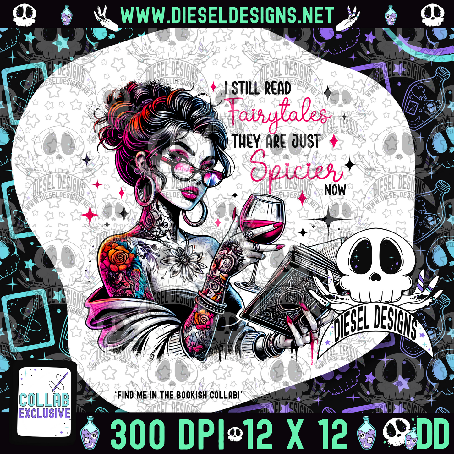 I Still Read Fairy Tales PNG  | 300 DPI | Transparent PNG | Digital File Only