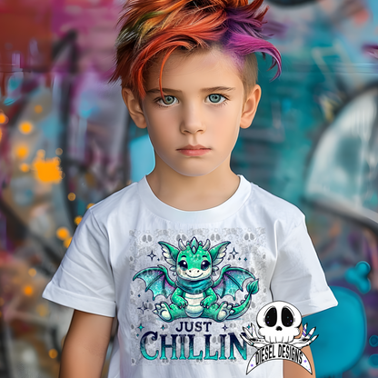 Just Chillin PNG  | 300 DPI | Transparent PNG | Digital File Only
