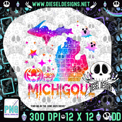 Michigoul PNG  | 300 DPI | Transparent PNG | Digital File Only