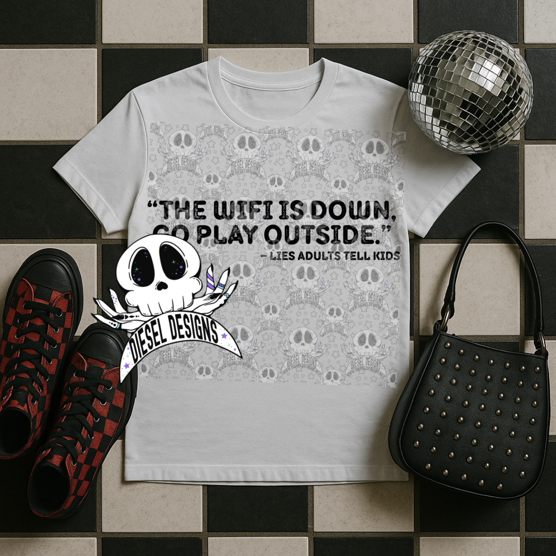 The Wifi Is Down PNG  | 300 DPI | Transparent PNG | Digital File Only