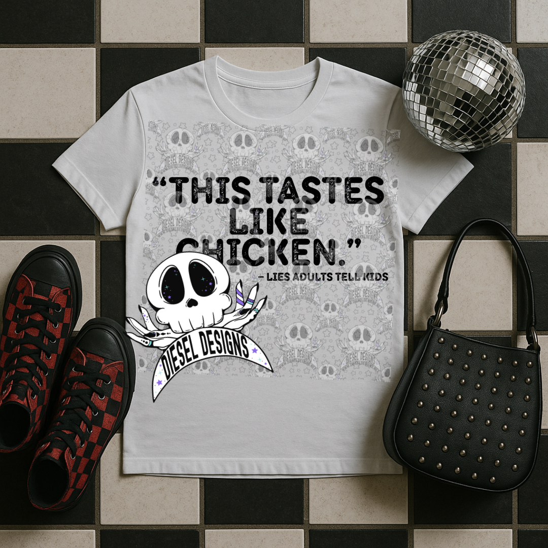 This Tastes Like Chicken PNG  | 300 DPI | Transparent PNG | Digital File Only