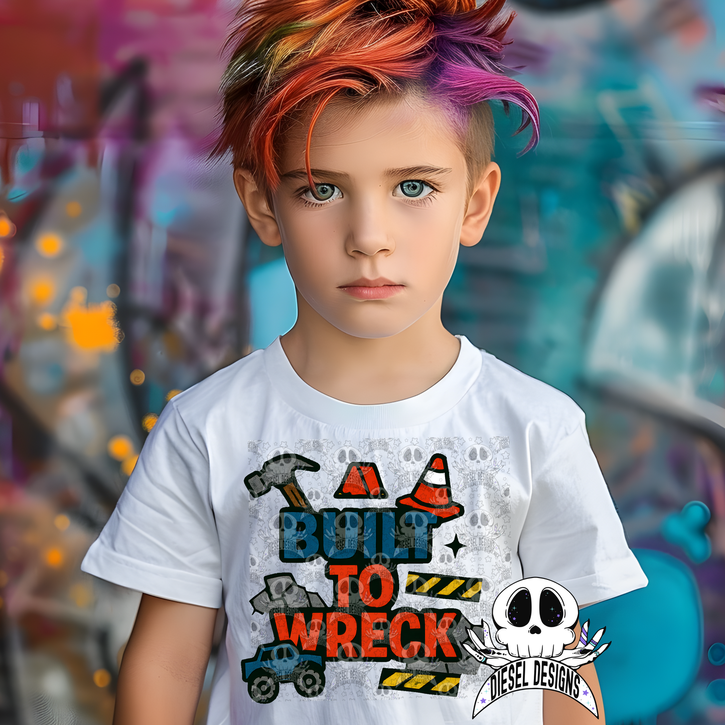 Built To Wreck PNG  | 300 DPI | Transparent PNG | Digital File Only