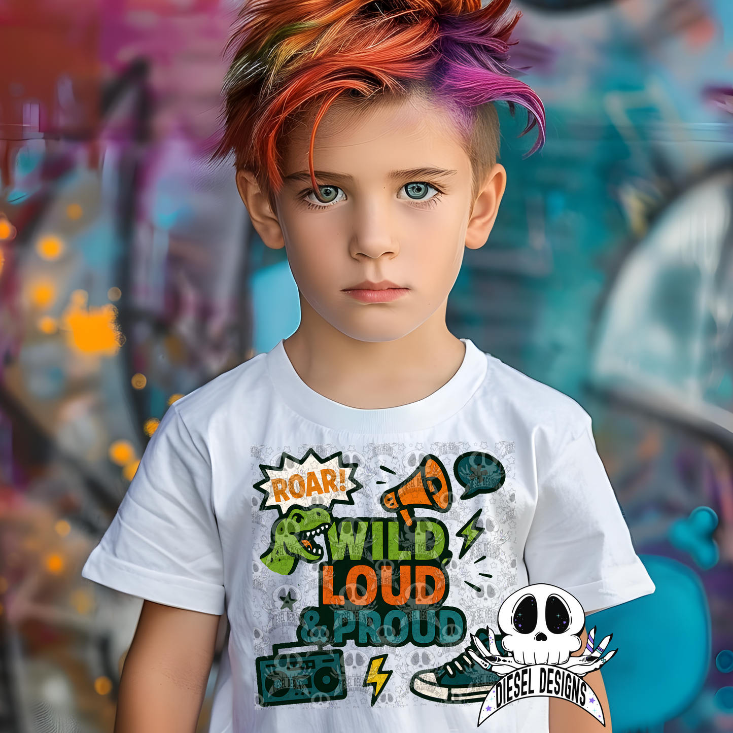 Wild Loud And Proud PNG  | 300 DPI | Transparent PNG | Digital File Only