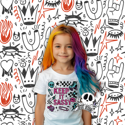 Punk Rock Bundle- Girl Designs  | 300 DPI | Transparent PNG | Digital File Only | Bundle