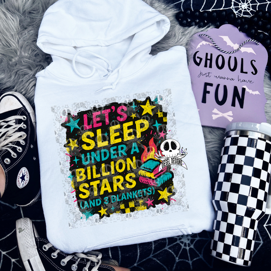 Let’s Sleep Under The Stars PNG  | 300 DPI | Transparent PNG | Digital File Only
