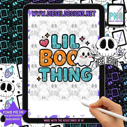 Lil Boo Thang V1 PNG  | 300 DPI | Transparent PNG | Digital File Only