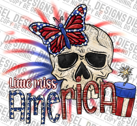 Little Miss America Semi-Exclusive PNG \ Sublimation file 300 DPI