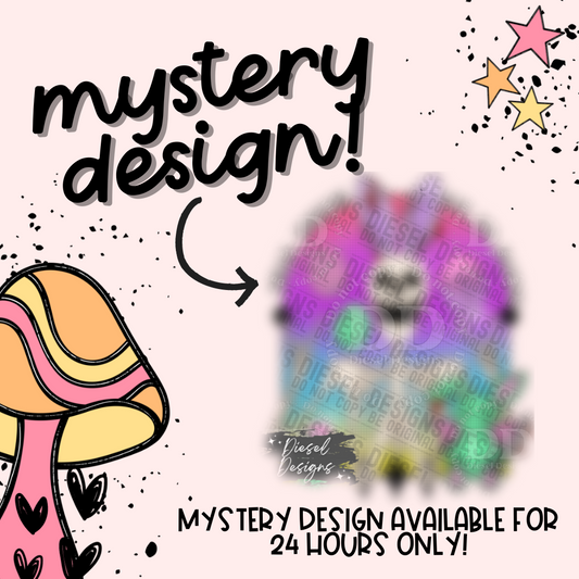 Mystery Design 2.10.24  | 300 DPI | Transparent PNG | Digital File Only