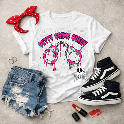 Petty Crime Queen  PNG  | 300 DPI | Transparent PNG | Digital File Only