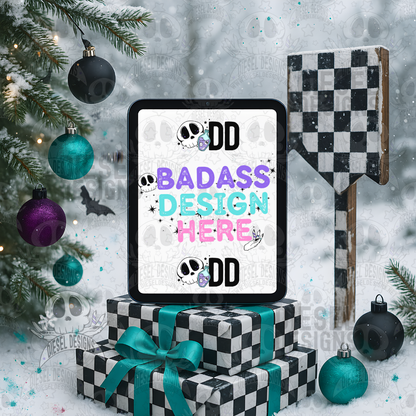 Christmas Themed Ipad AI Assisted Mock UPs Set Of 6 | PNG | Mock Up