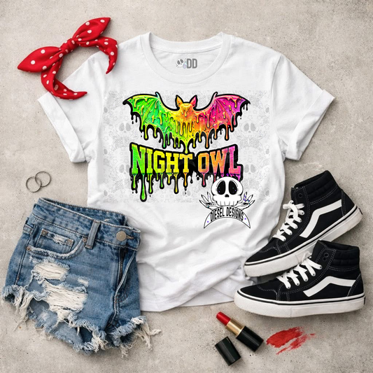 NIGHT OWL PNG Design | Addie’s Cheer Fundraiser | Pay What You Can | Limited Time Digital Download | EXCLUSIVE DESIGN