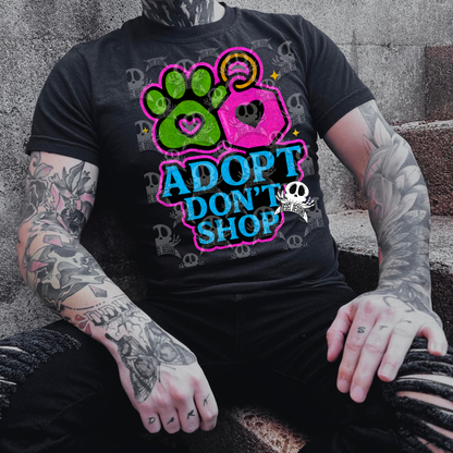Adopt Don't Shop PNG  | 300 DPI | Transparent PNG | Digital File Only