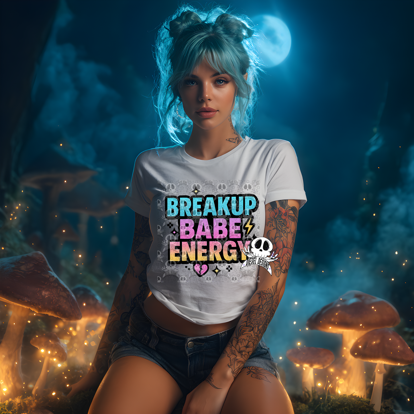Breakup Babe Energy PNG  | 300 DPI | Transparent PNG | Digital File Only
