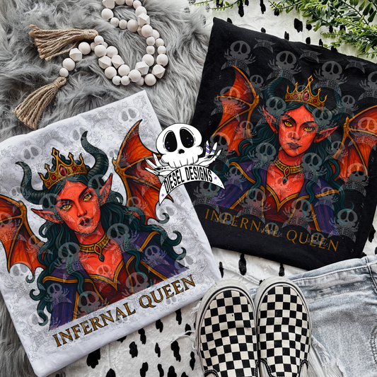 Infernal Queen PNG  | 300 DPI | Transparent PNG | Digital File Only