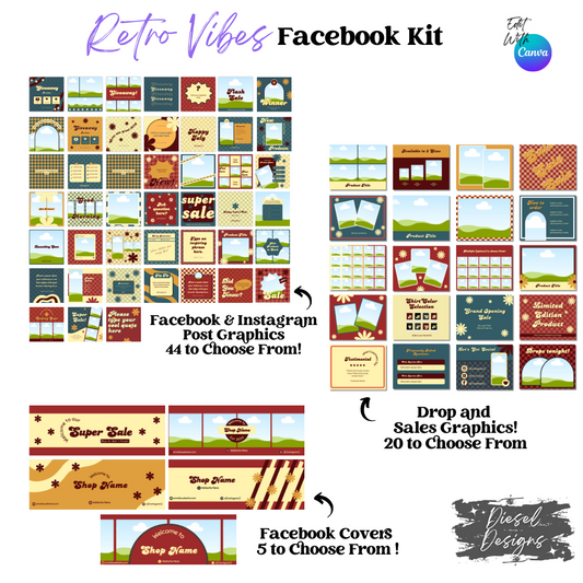 *Facebook Group | Facebook Group Kits | Editable graphics included |