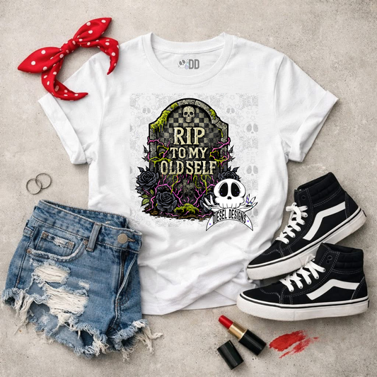 RIP TO MY OLD SELF PNG Design | Addie’s Cheer Fundraiser | Pay What You Can | Limited Time Digital Download | EXCLUSIVE DESIGN