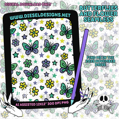 November 2025 Monthly Google Drives | 300 DPI | Transparent PNG | Seamless | Tumbler Wraps | Clipart