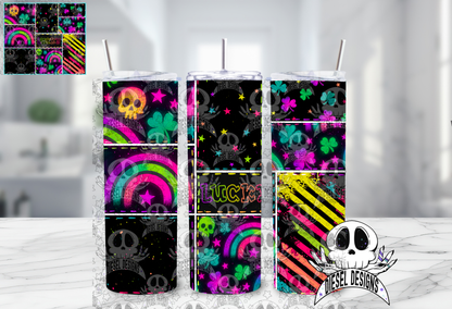Lucky Stitch Tumbler | 20oz. Tumbler Wrap | 300 DPI | Digital File Only