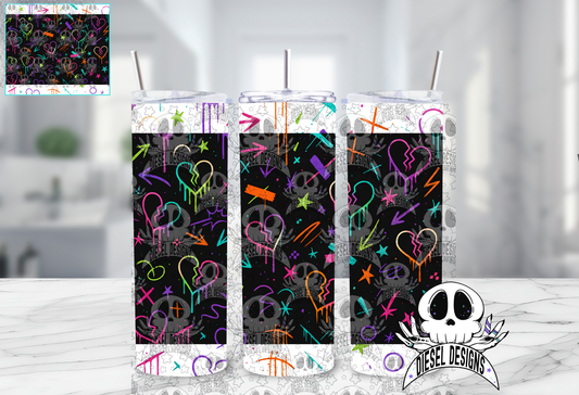 90's Vibes Tumbler | 20oz. Tumbler Wrap | 300 DPI | Digital File Only