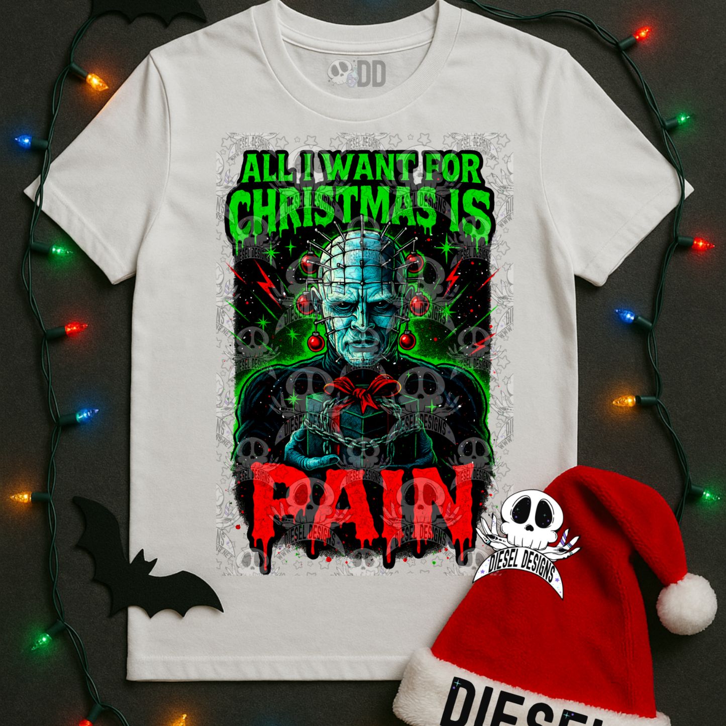 Horror Christmas Collab With Divine Vixen | 300 DPI | PNG | Seamless | Tumbler Wraps | Collab | Digital File Only