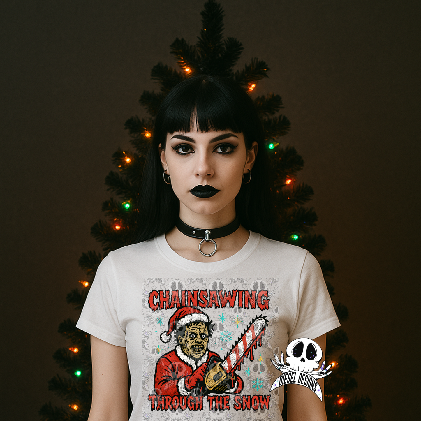 Horror Christmas Collab With Divine Vixen | 300 DPI | PNG | Seamless | Tumbler Wraps | Collab | Digital File Only
