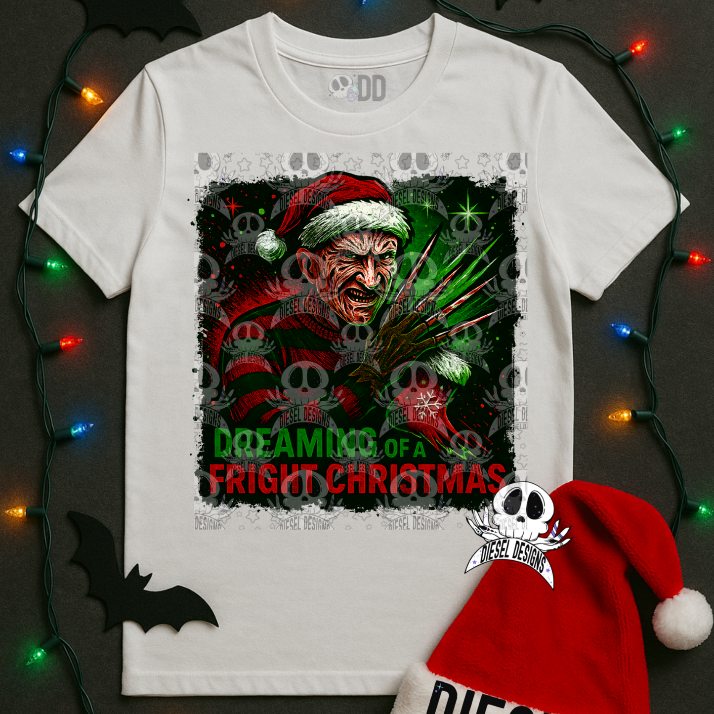 Horror Christmas Collab With Divine Vixen | 300 DPI | PNG | Seamless | Tumbler Wraps | Collab | Digital File Only