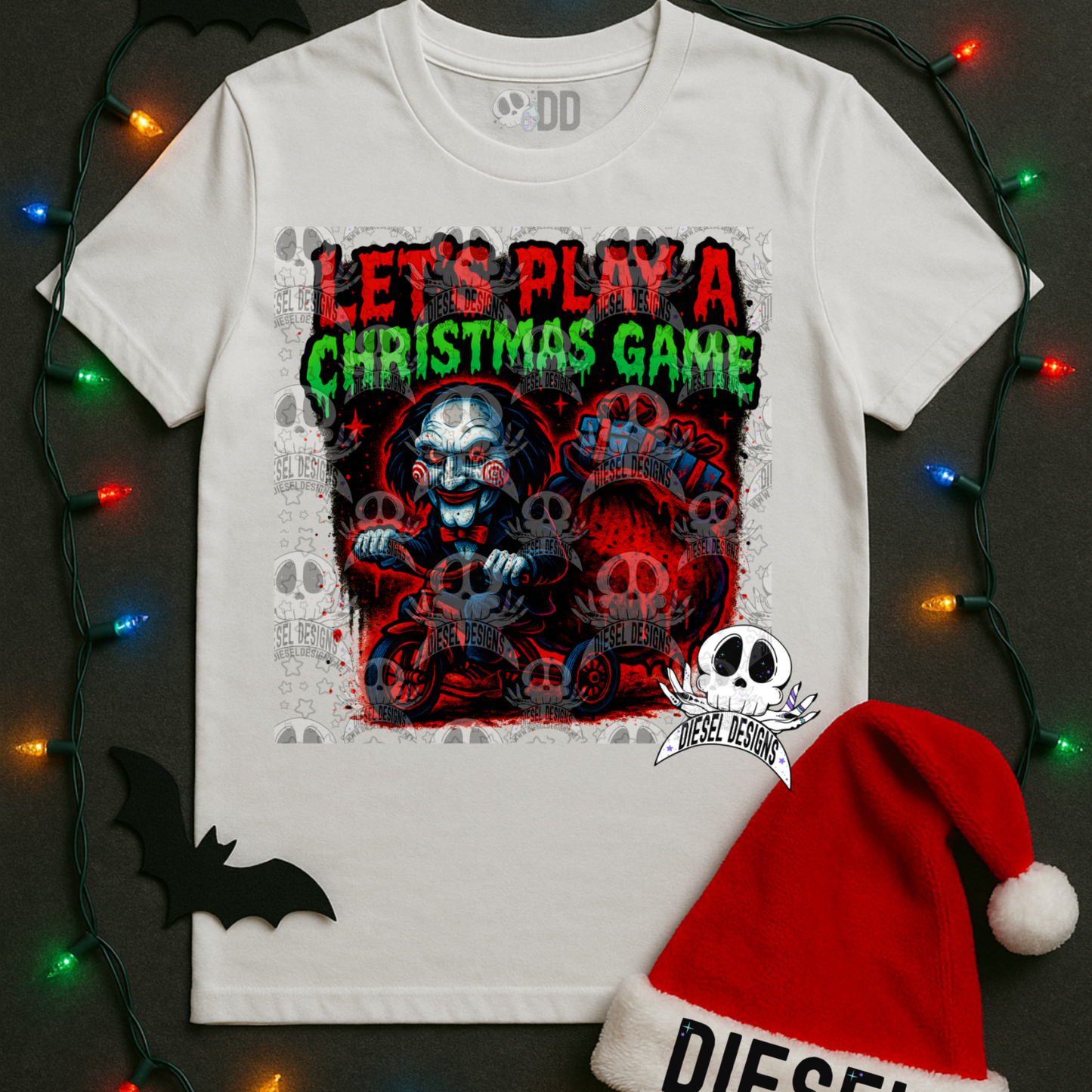 Horror Christmas Collab With Divine Vixen | 300 DPI | PNG | Seamless | Tumbler Wraps | Collab | Digital File Only