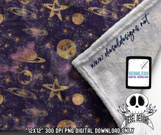 Sky Wonders Seamless | Seamless File | 300 DPI | 12" x 12" | Digital File only