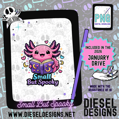 Small But Spooky PNG  | 300 DPI | Transparent PNG | Digital File Only