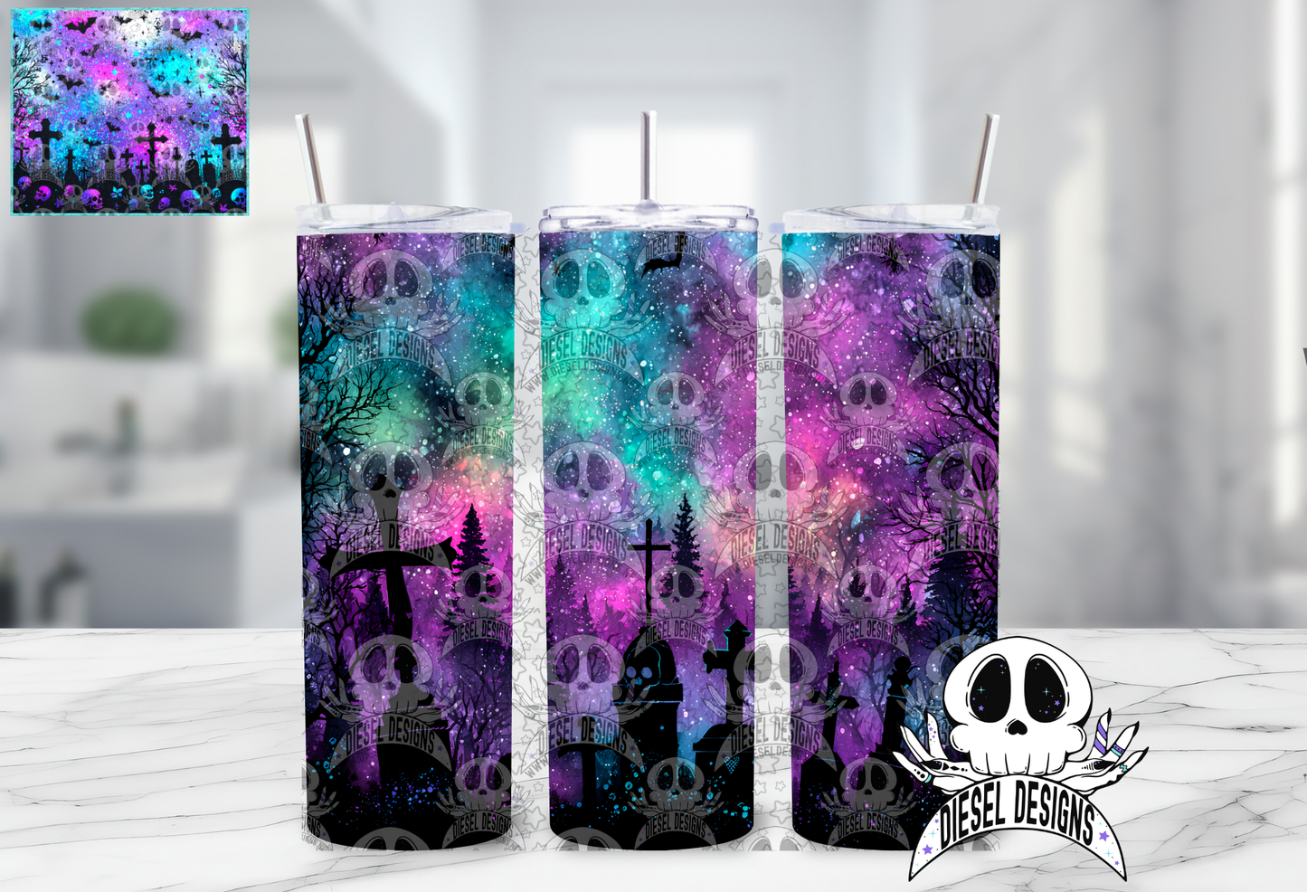 Spooky Nights V2 Tumbler | 20oz. Tumbler Wrap | 300 DPI | Digital File Only