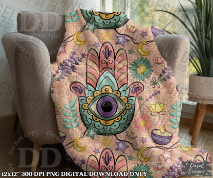 Stay Grounded Seamless V1 | Seamless File | 300 DPI | 12" x 12" | Digital File only