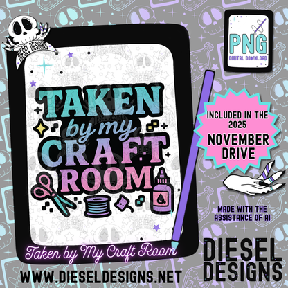 November 2025 Monthly Google Drives | 300 DPI | Transparent PNG | Seamless | Tumbler Wraps | Clipart