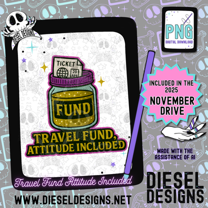 November 2025 Monthly Google Drives | 300 DPI | Transparent PNG | Seamless | Tumbler Wraps | Clipart