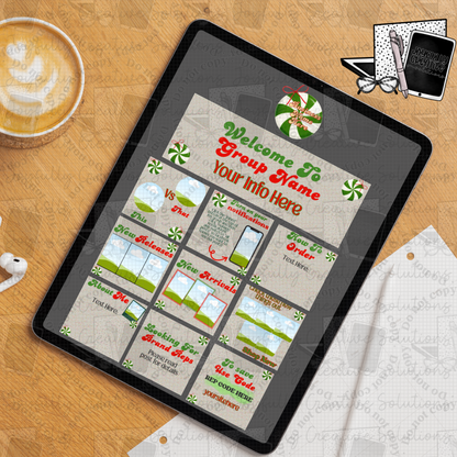Naughty / Nice Website Kit Collab With Joyfully Creative Solutions | Edit In Canva