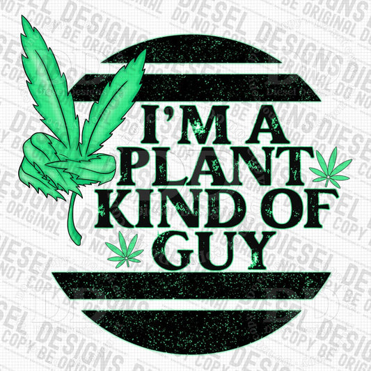 Plant kind of guy | 300 DPI | Transparent PNG | Digital File Only
