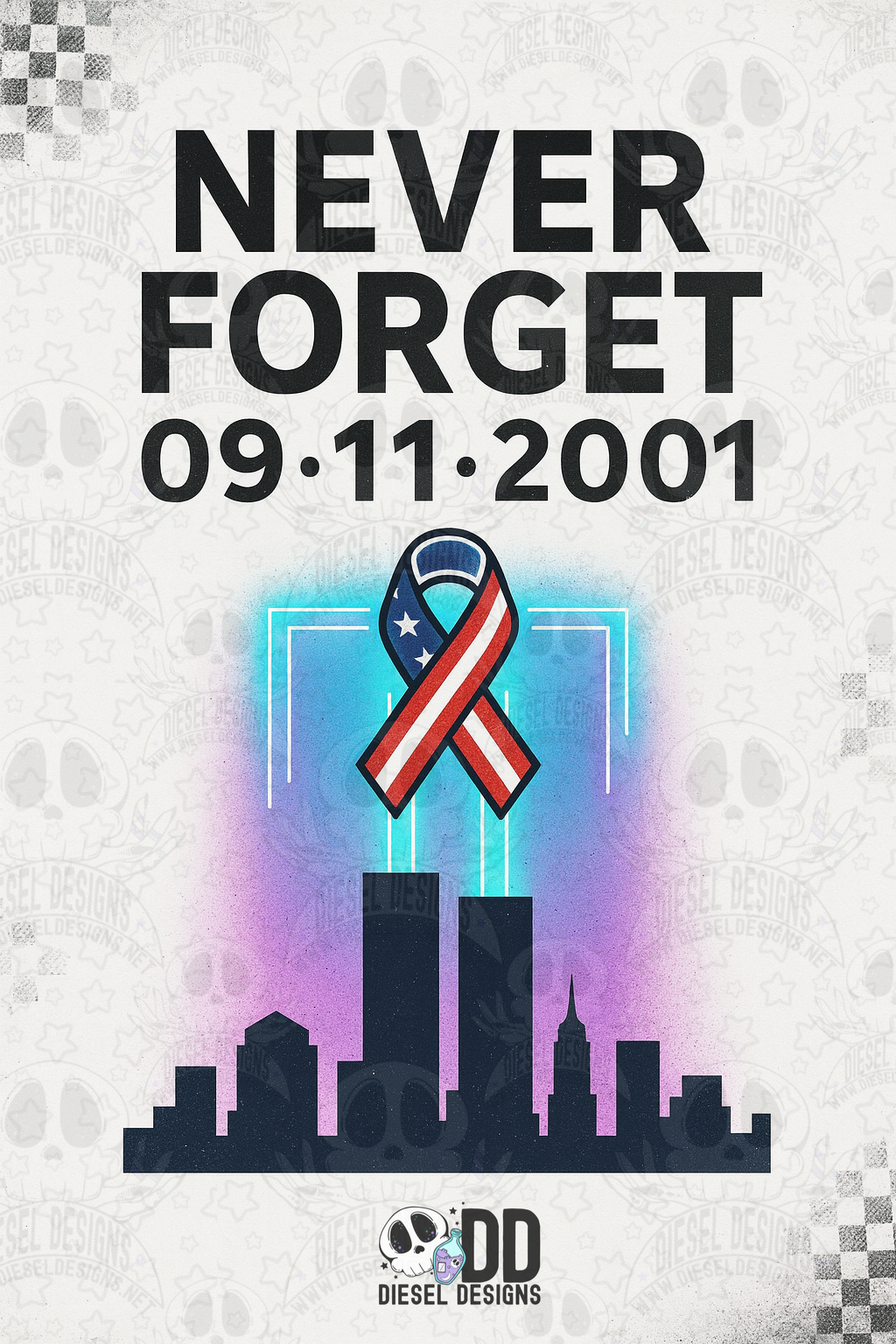 Never Forget set of 2 PNGS  | 300 DPI | Transparent PNG | Digital File Only