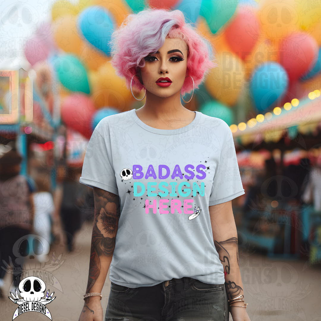 Day At The Carnival Set of 6 Mock Ups | AI Assisted Mock UP | PNG |