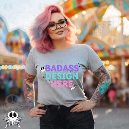 Day At The Carnival Set of 6 Mock Ups | AI Assisted Mock UP | PNG |