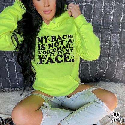 My Back Is Not A Voicemail PNG  | 300 DPI | Transparent PNG | Digital File Only