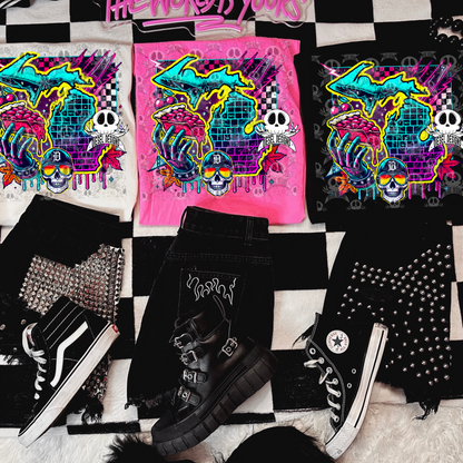 Michigan Checkered PNG  | 300 DPI | Transparent PNG | Digital File Only