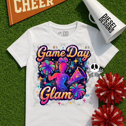 Game Day Glam PNG  | 300 DPI | Transparent PNG | Digital File Only