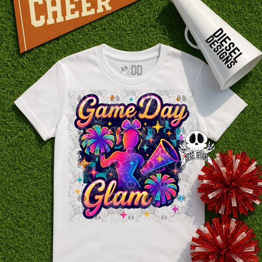 Game Day Glam PNG  | 300 DPI | Transparent PNG | Digital File Only