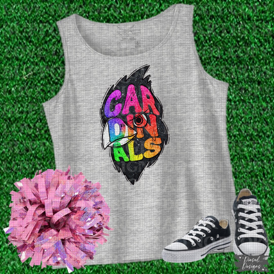 Cardinals Mascot | 300 DPI | Transparent PNG | Digital File Only