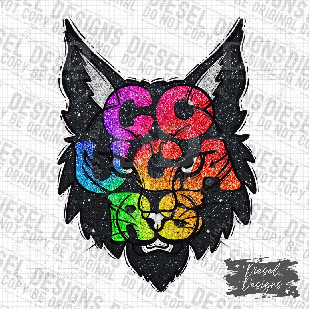 Cougars Mascot | 300 DPI | Transparent PNG | Digital File Only