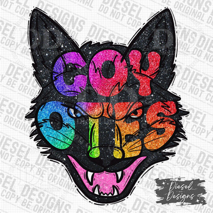 Coyotes Mascot | 300 DPI | Transparent PNG | Digital File Only