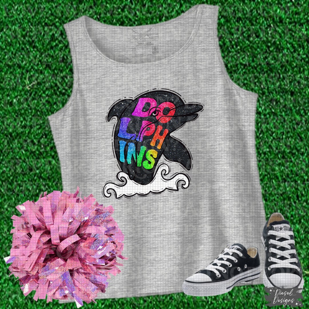 Dolphins Mascot | 300 DPI | Transparent PNG | Digital File Only