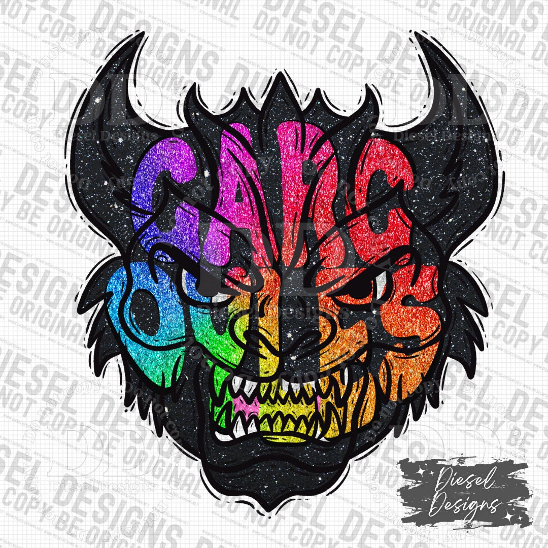 Gargoyles Mascot | 300 DPI | Transparent PNG | Digital File Only