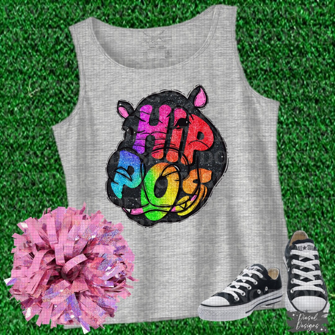 Hippos Mascot | 300 DPI | Transparent PNG | Digital File Only